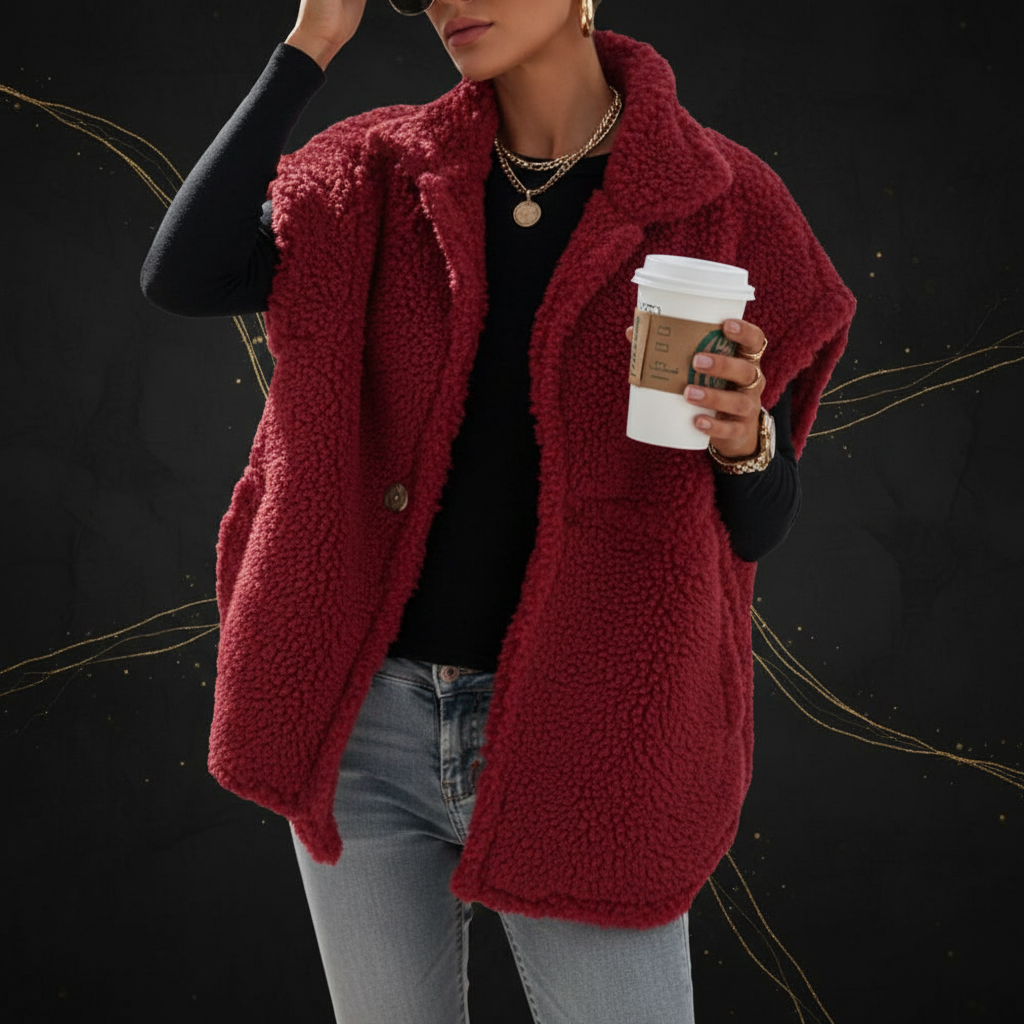 Hongqizo Fleece Vest - Dark Luxury Background