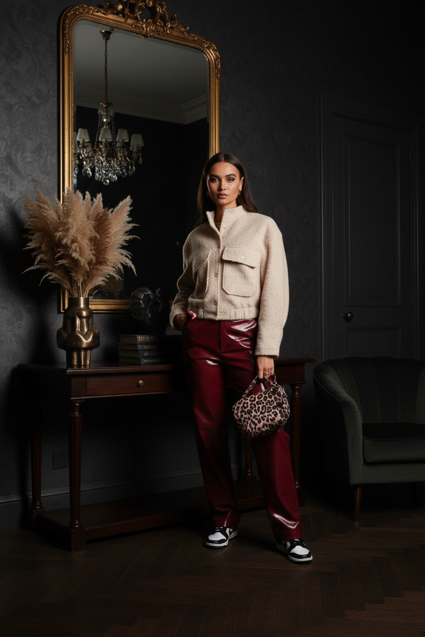 Jacke mit elegantem Interior