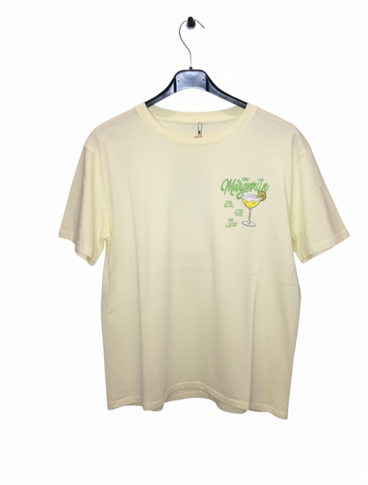 Damen Margarita T-Shirt – Lässig & Cool in Gelb & Grün für Sommer