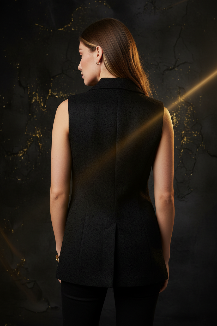 Rückansicht Blazer-Weste