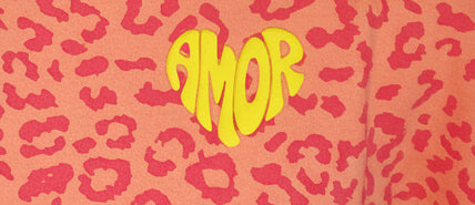 Amor Club Pullover Damen Neon Koralle – GMC Freisteller weißer Hintergrund