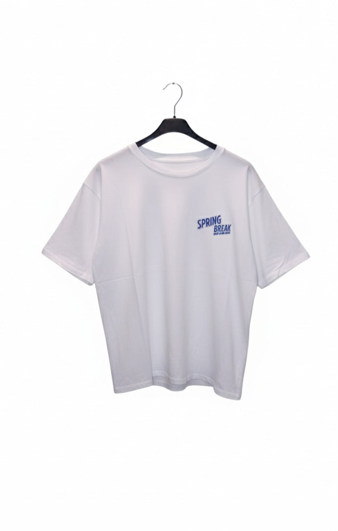 T-shirt femme, coupe oversize, coton, élégant, moderne, à motifs, idéal pour l'été, le printemps, respirant, ample et décontracté, parfait pour les vacances