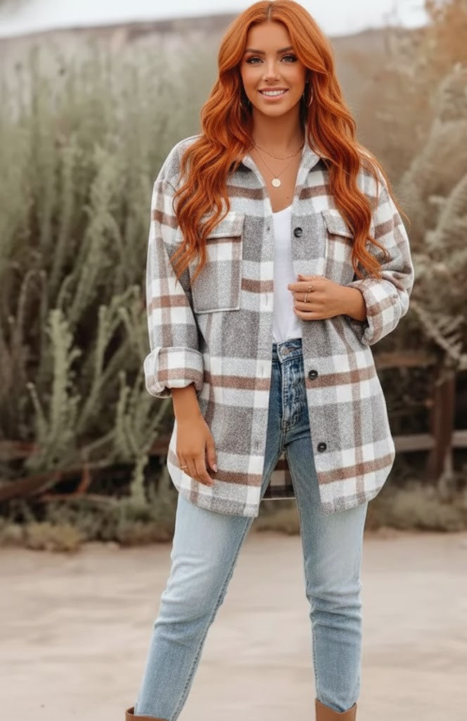 Trendalarm! Die karierte Oversize-Shacket