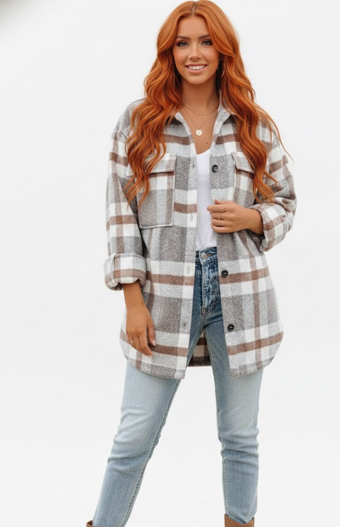 Trendalarm! Die karierte Oversize-Shacket