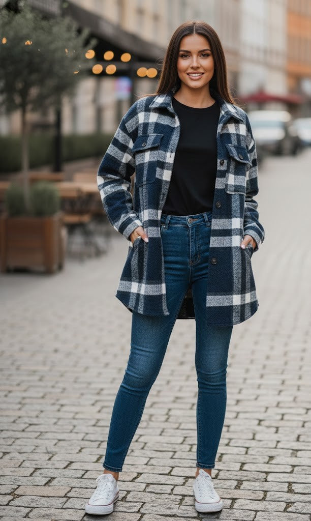 Trendalarm! Die karierte Oversize-Shacket