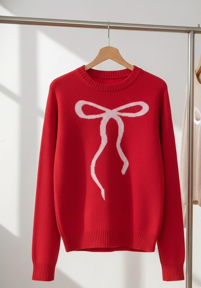 Der Charme in Rosa: Dein neuer Lieblingspullover mit Schleife