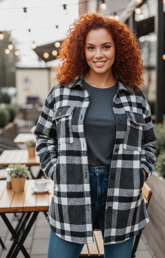 Trendalarm! Die karierte Oversize-Shacket