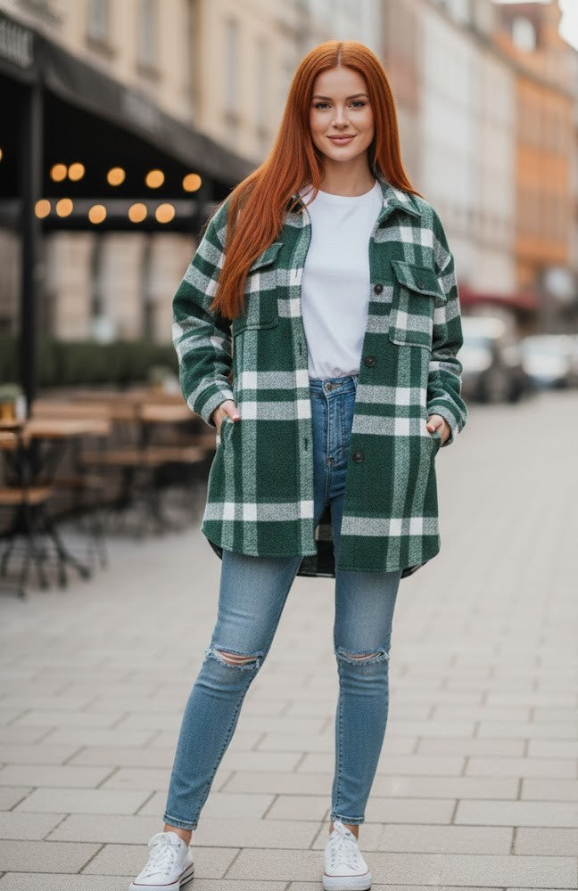 Trendalarm! Die karierte Oversize-Shacket
