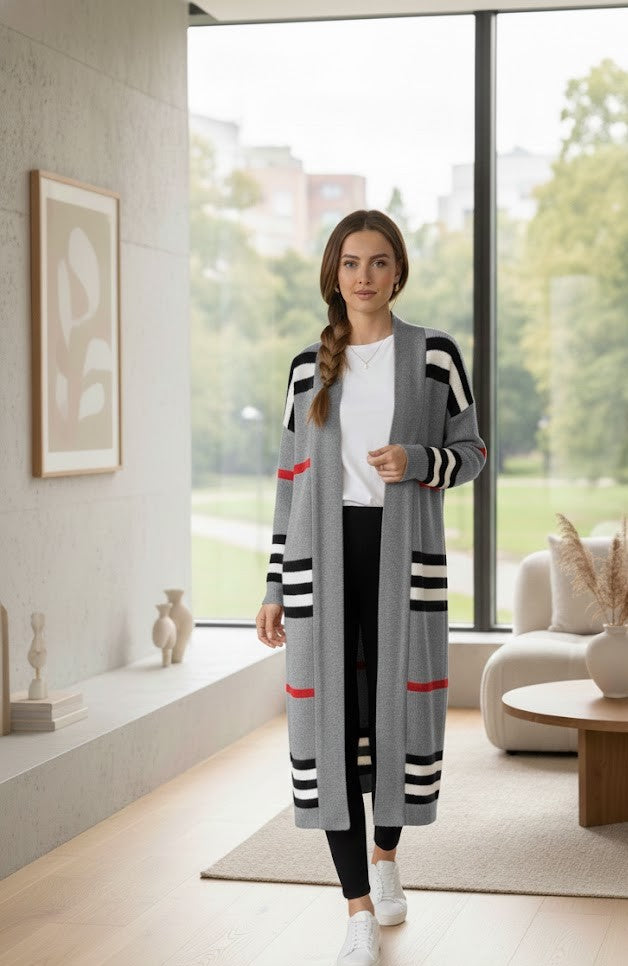 Eleganter Strickmantel "Urban Chic" – Ihr vielseitiger Begleiter für jede Saison