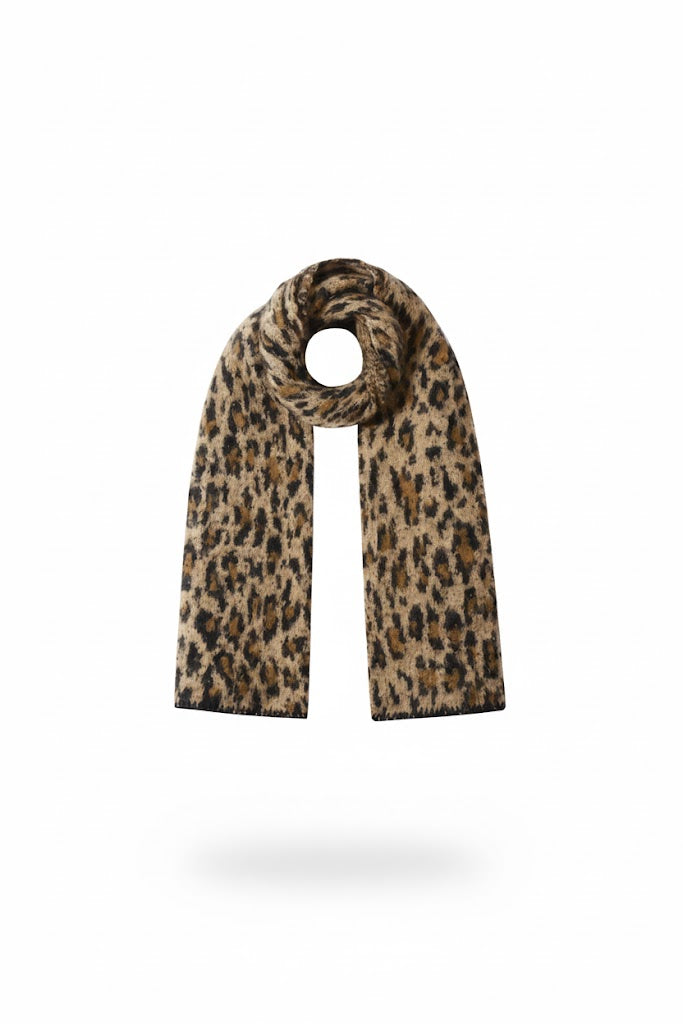 Leoparden-Schal Damen - Elegantes Animal Print Tuch